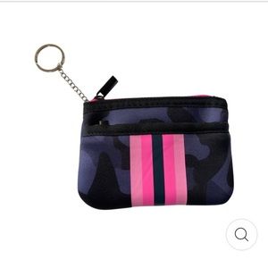 Keychain Wallet Navy Camouflage